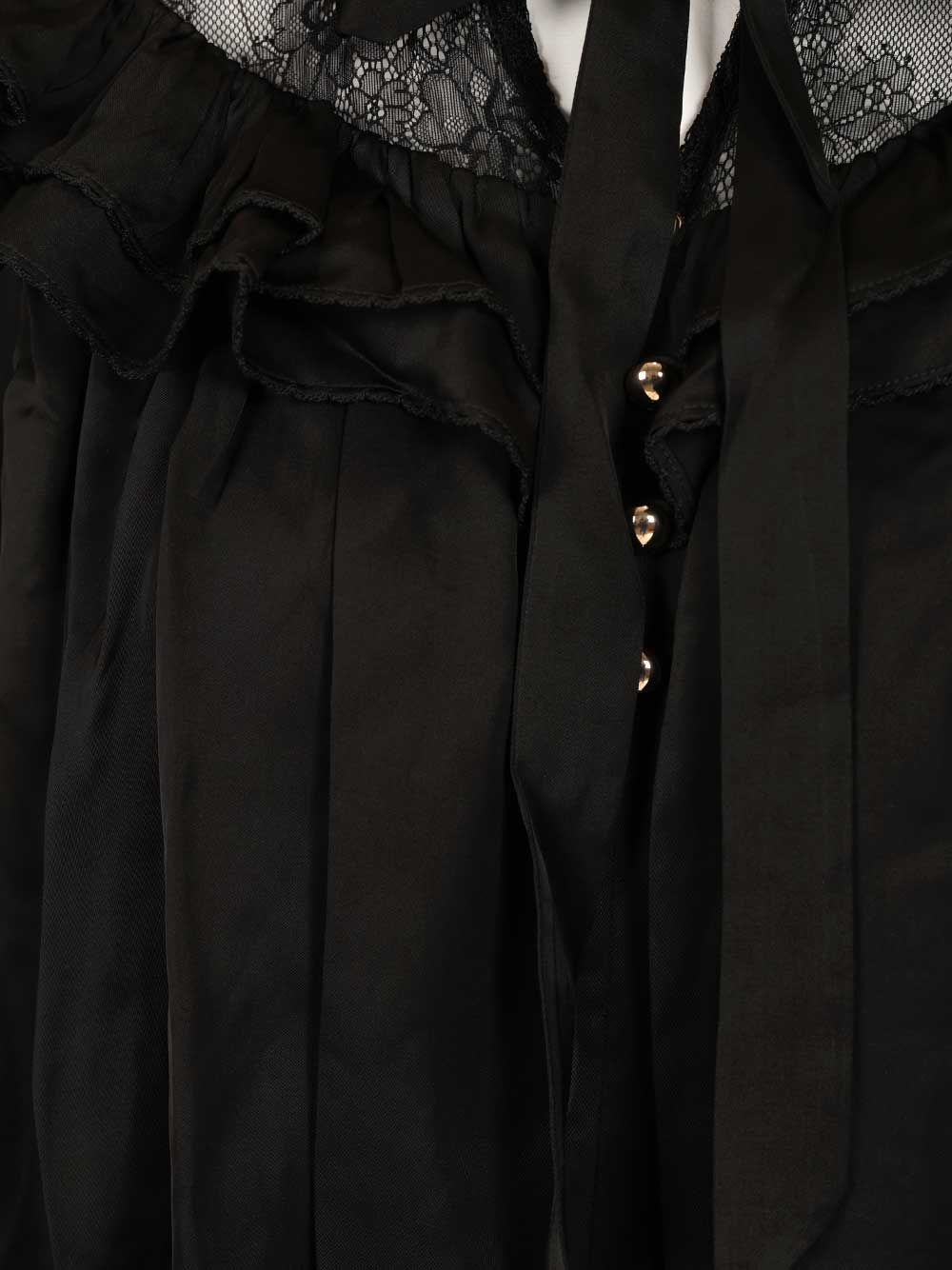 Self-Portrait Lace Blouse Shirts - Black | 346a4acf843f09d3312be90badc16d5bacff0e48