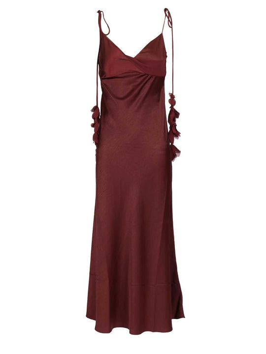 Midi Dress Dresses Bordeaux