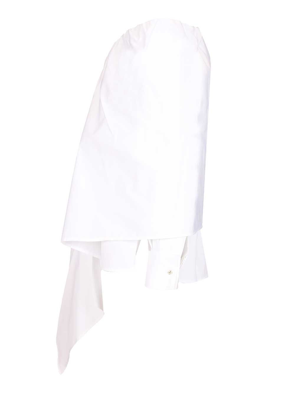 Max Mara Blouse With Stole Tops - White | 3d9ded9a6ad8e718962980cd01fc1c534b8fde68