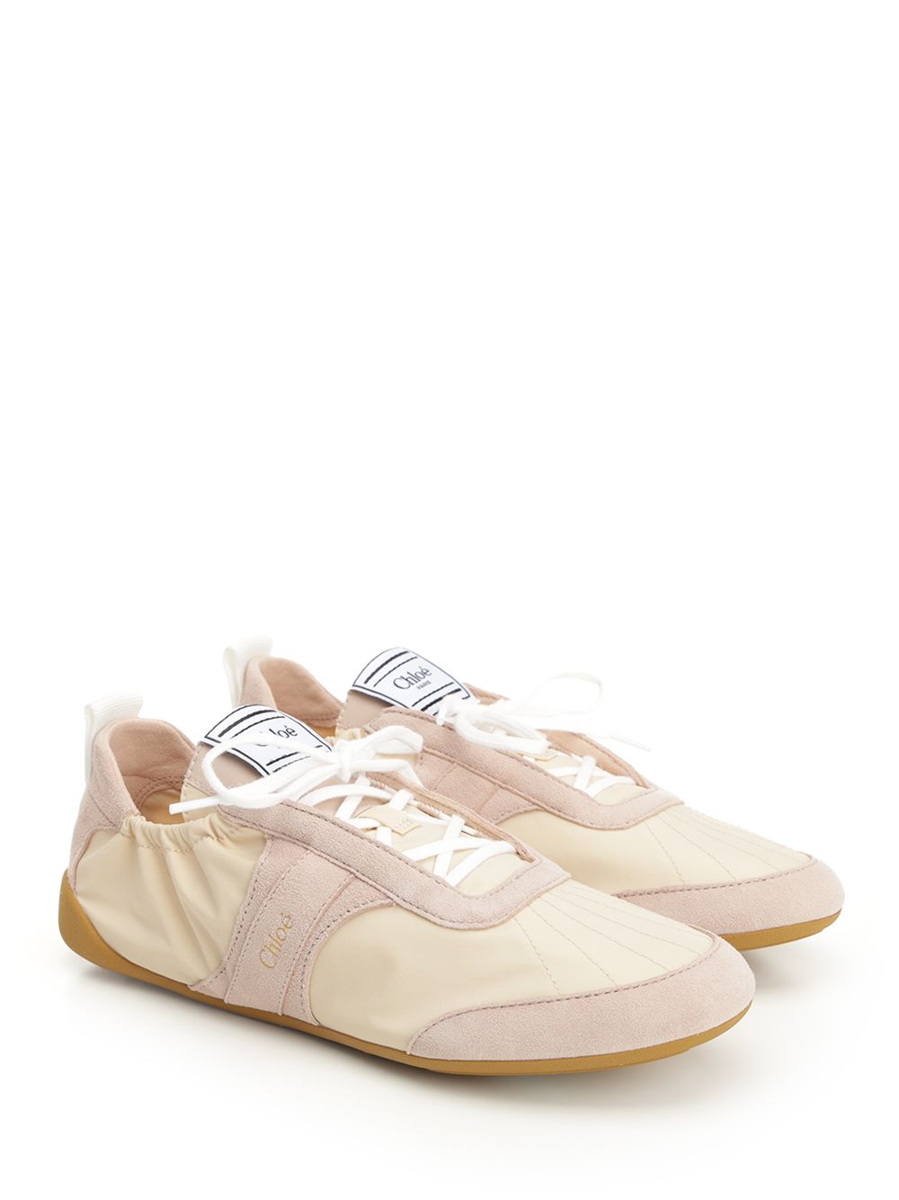 Chloe' Kick Sneakers - Beige | a80031dab8696a4cefbea1b6e8cd6d09da05edab