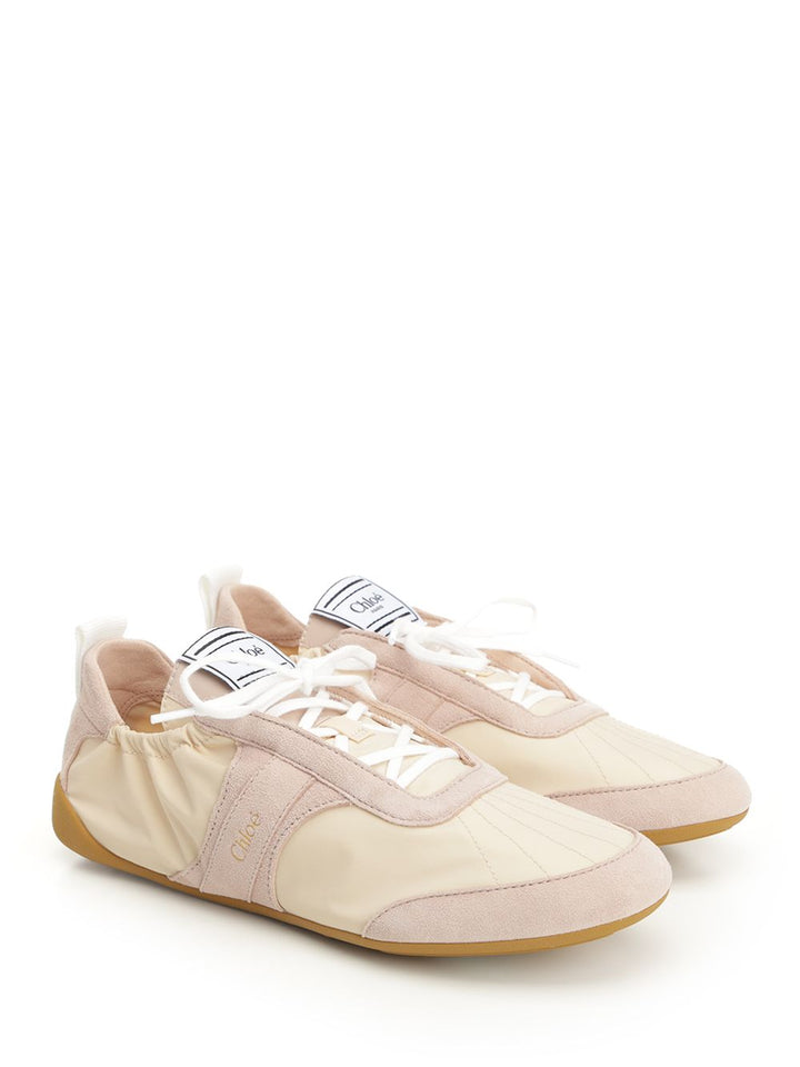 Chloe' Kick Sneakers - Beige | a80031dab8696a4cefbea1b6e8cd6d09da05edab