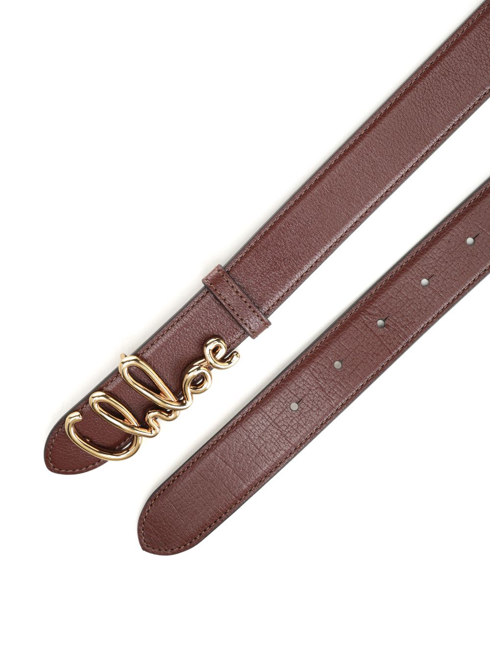 Chloe' Chloé Iconic Leather Belt Belts - Brown | 4f2f23e90a8df68ab808fb8f88b08922f649fb02