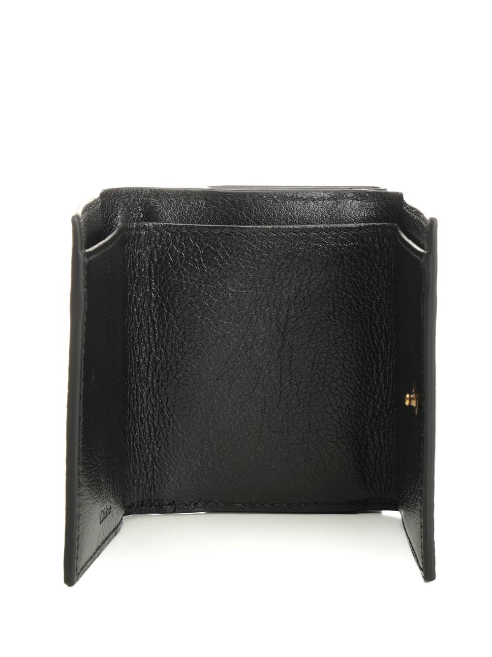 Chloe' Paddington Mini Trifold Wallet Wallets - Black | 9fe77c83abb53b020a908563b3a1983cb51b4646