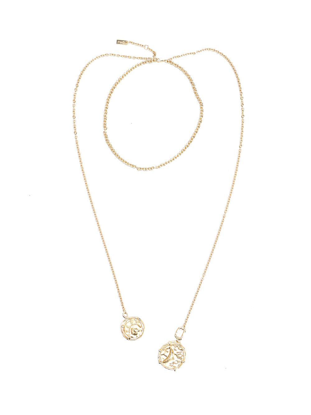 Chloe' Chloé Medals Necklace Jewelry - Gold | 9160bb5bb92856f13f60e7d9ea9248d6394c72bf