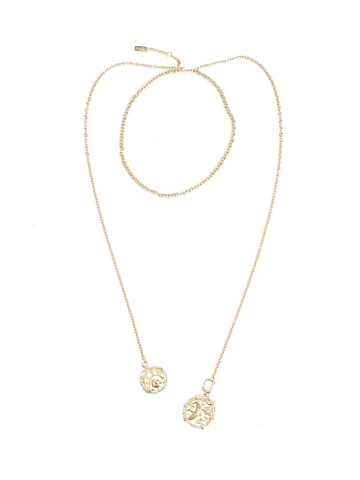 Chloe' Chloé Medals Necklace Jewelry - Gold | 9160bb5bb92856f13f60e7d9ea9248d6394c72bf