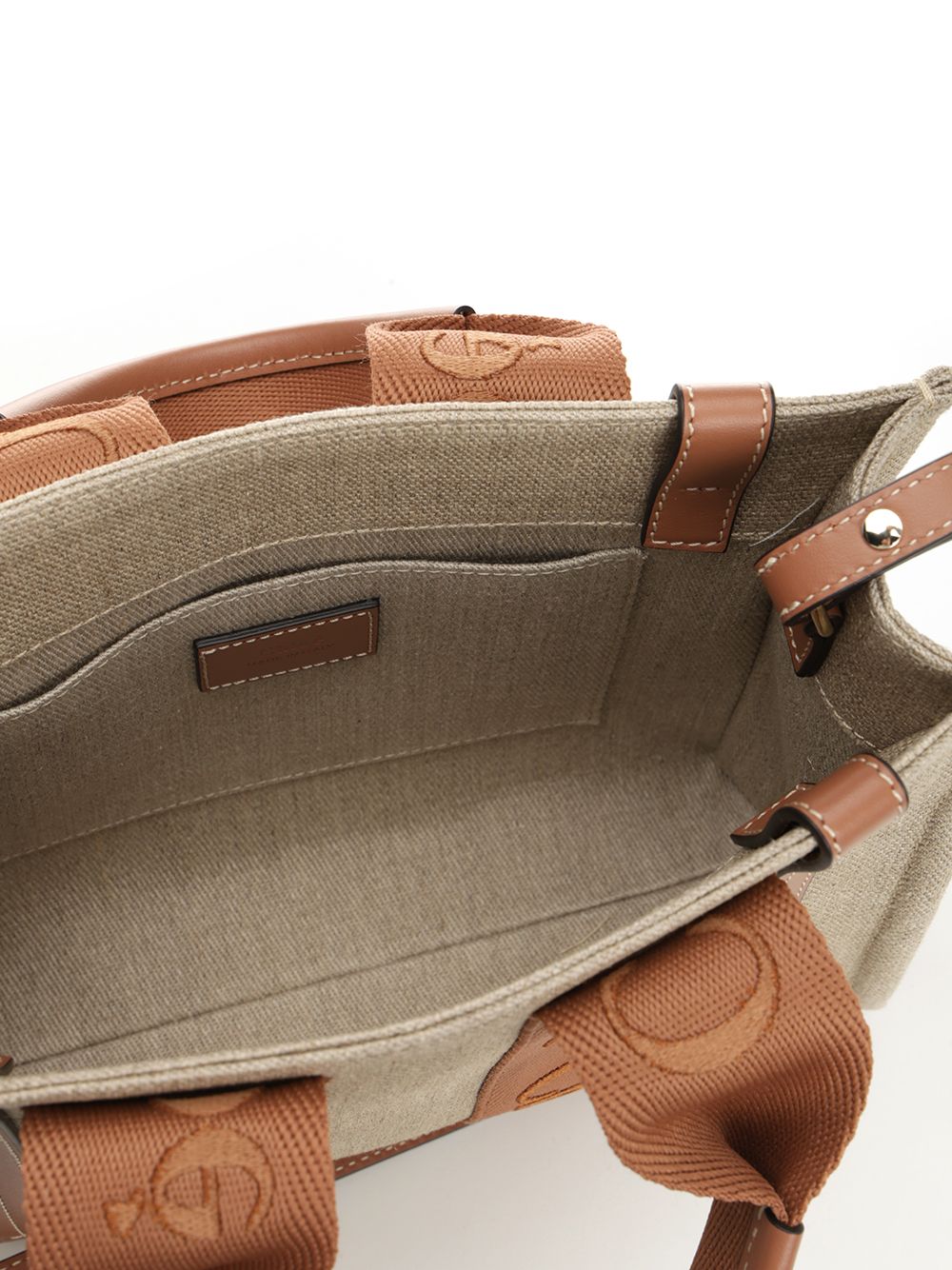 Chloe' The Small Woody Tote Bag Handbags - Brown | 298b538be8d90b89416709ceed18215668a68a73