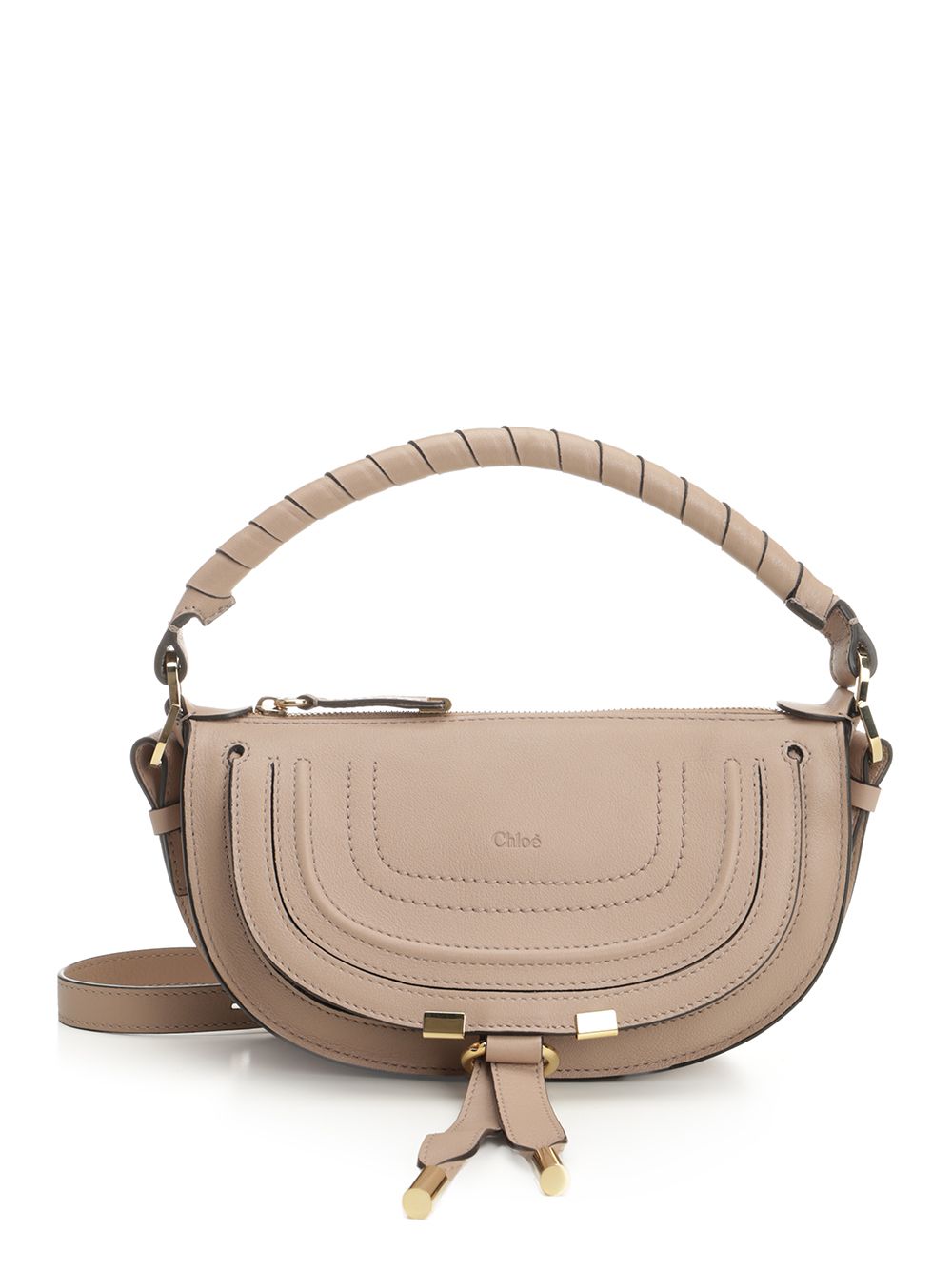Chloe' Marcie Shoulder Bag Handbags - Beige | 81e05ae72a719652240e9196184f61f9d00edf46