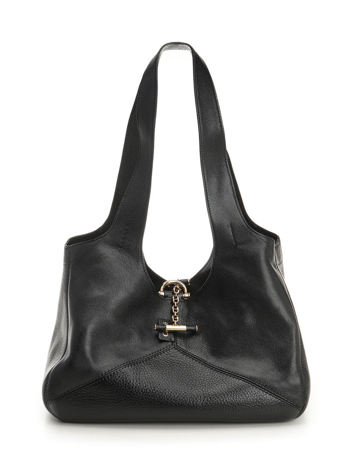 Chloe' East-West Chloé Balloon Shoulder Bags - Black | daa8f15c03b856a6193d9210fc9833b7d2f02552