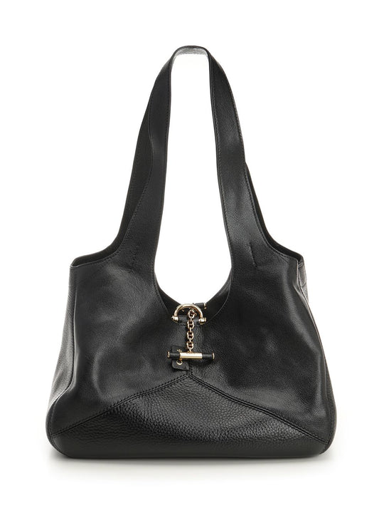 S645 - Chloé Balloon Shoulder Bags Black