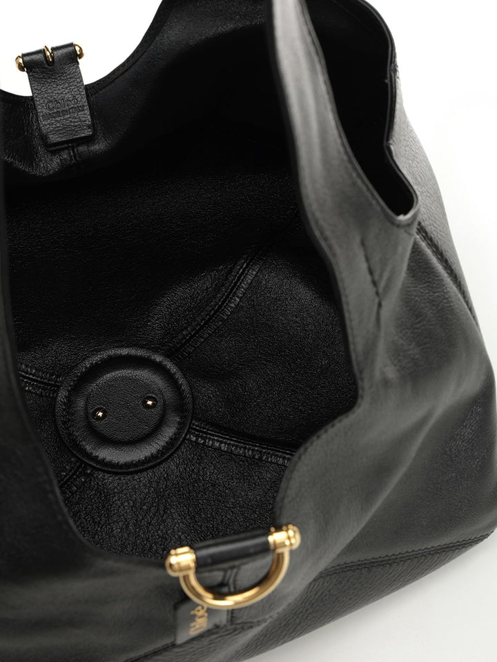 Chloe' S645 - Chloé Balloon Shoulder Bags - Black | 3c5c73e63ffb2f8d9c30de4dc67ab91e86416a72