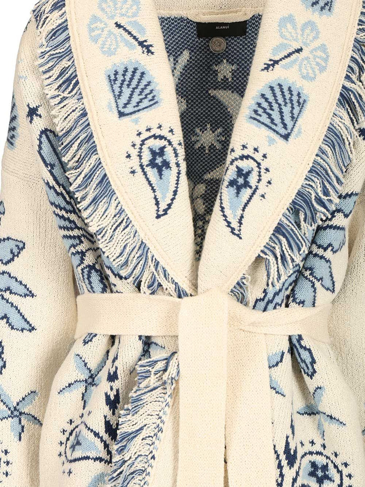 Alanui Echoes Of The Island Knitwear - White | 89e8e7592c9bcf8e910b428d7139efbea5305d5d