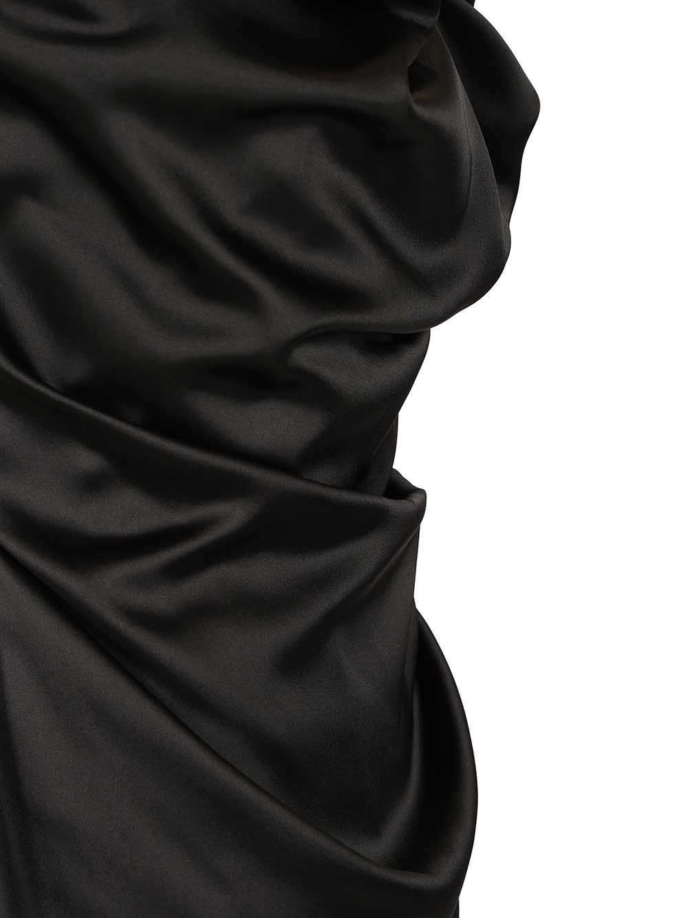 Vivienne Westwood Ginnie Amber Satin Dress Dresses - Black | 3b562918a9b5afea88a2984763587303f0d15267