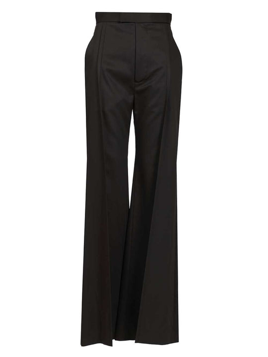 Wide Leg Trousers Black