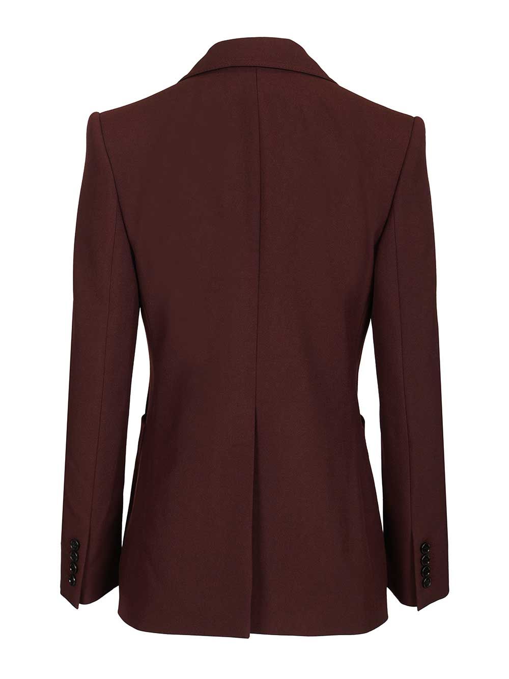 Chloe' Suits Sigle Breasted Blazer Jackets - Bordeaux | c2fdcec70b98e577d45bb9e3d1ec34ca45dfd0f1
