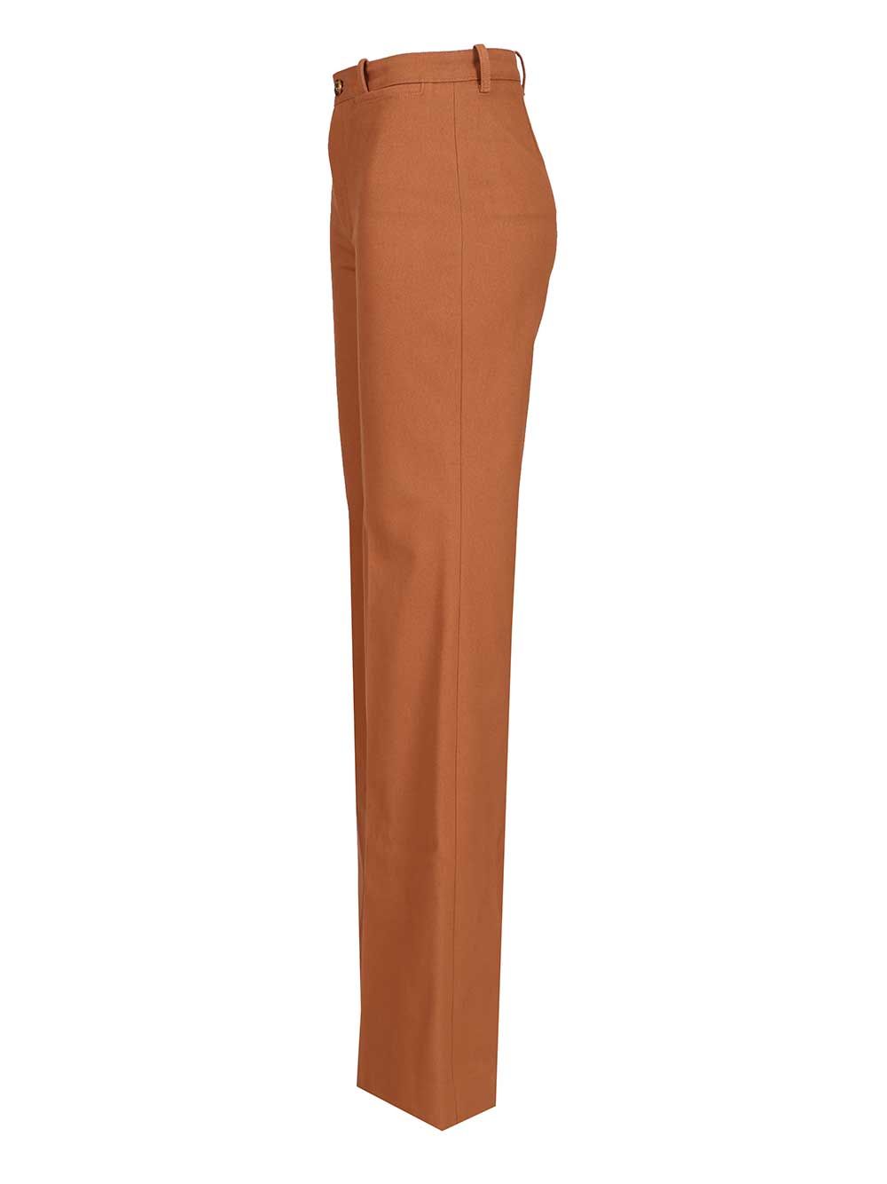 Chloe' High Waist Wide Leg Pant Trousers - Orange | 0c4ff39edfcc33b67592ee8a1587bde913b3a0a5