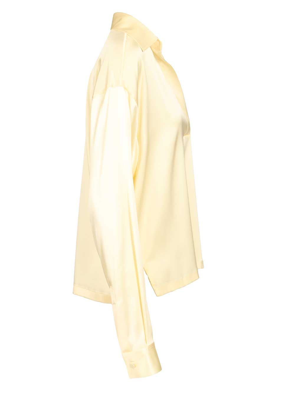 Tom Ford Silk Polo Shirt Shirts - Yellow | b53436e329bc2ef7222ea677dacccb7407029dee