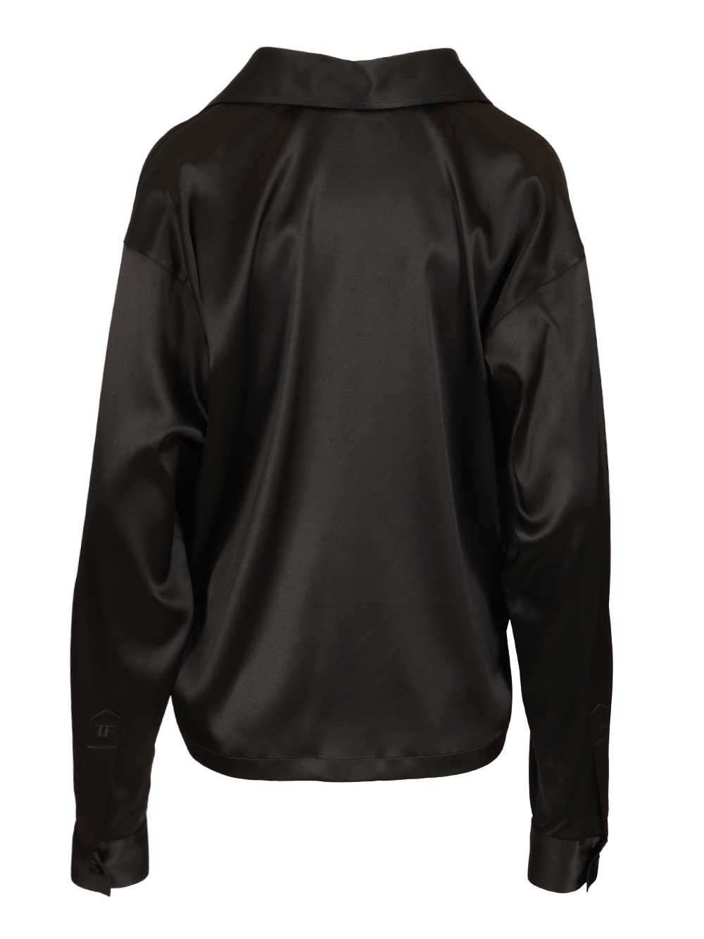 Tom Ford Silk Polo Shirt Shirts - Black | c456a0cb972214f07ad71eaa01b20caa4d55950a