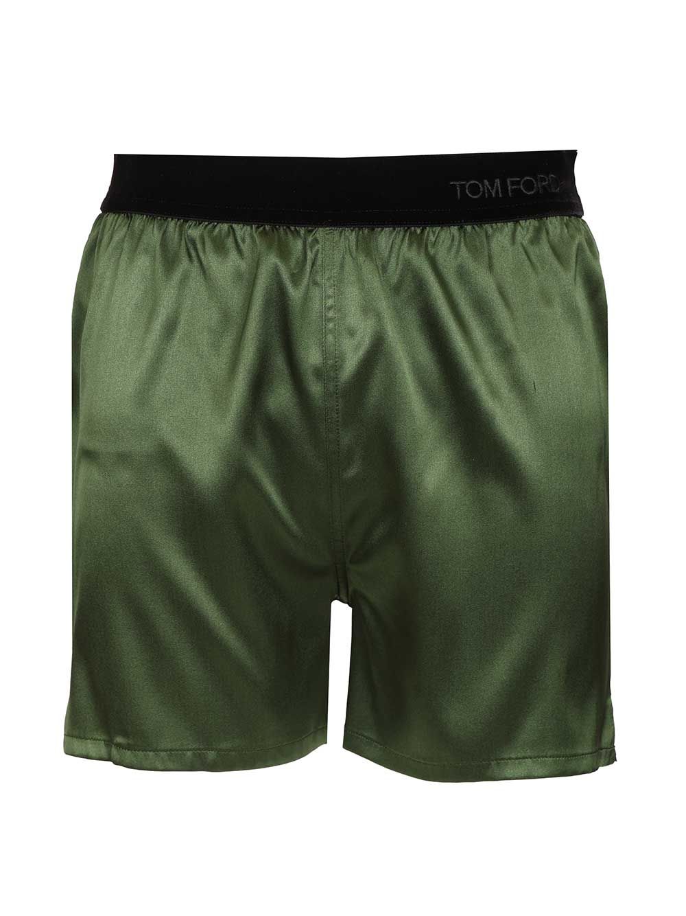 Tom Ford Silk Satin Shorts Trousers - Green | 7d516927154fbdced9133a4bc244f3f875afb7dd