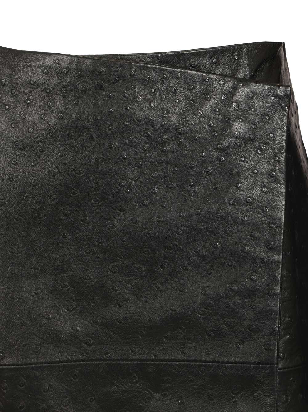 Loulou De Saison Gora Leather Wrap Skirt Skirts - Black | 5c57b94cab58d3c0538e0f81df50d53900938c2e