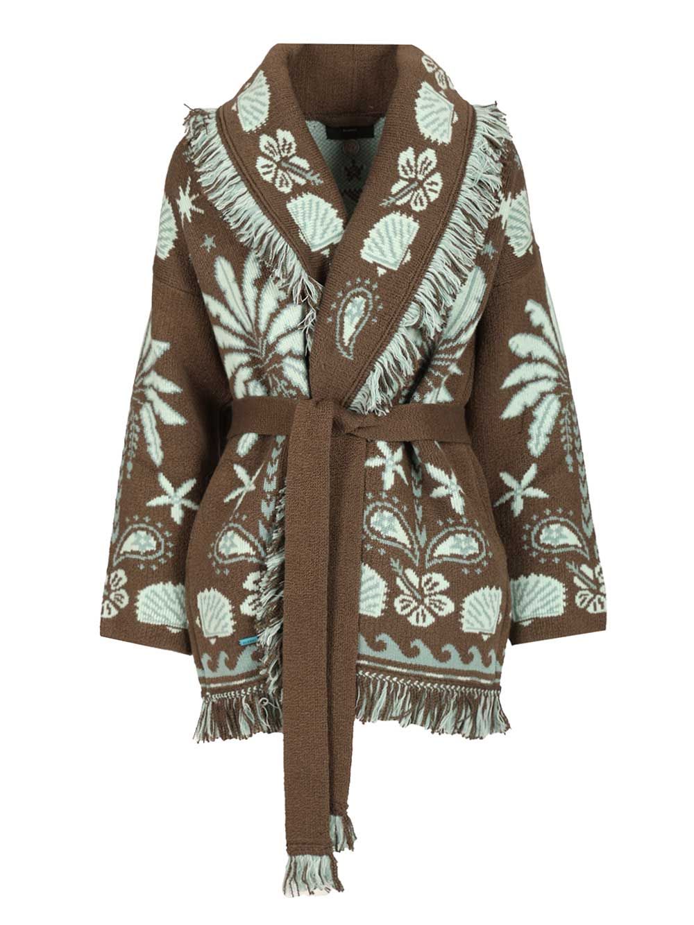 Alanui Echoes Of The Island Knitwear - Brown | ebc640dfd43328e6c2a99d7ed35f282c2c50278b