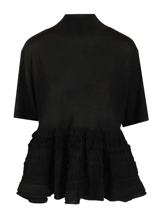Cryoline Wool Top Knitwear Black