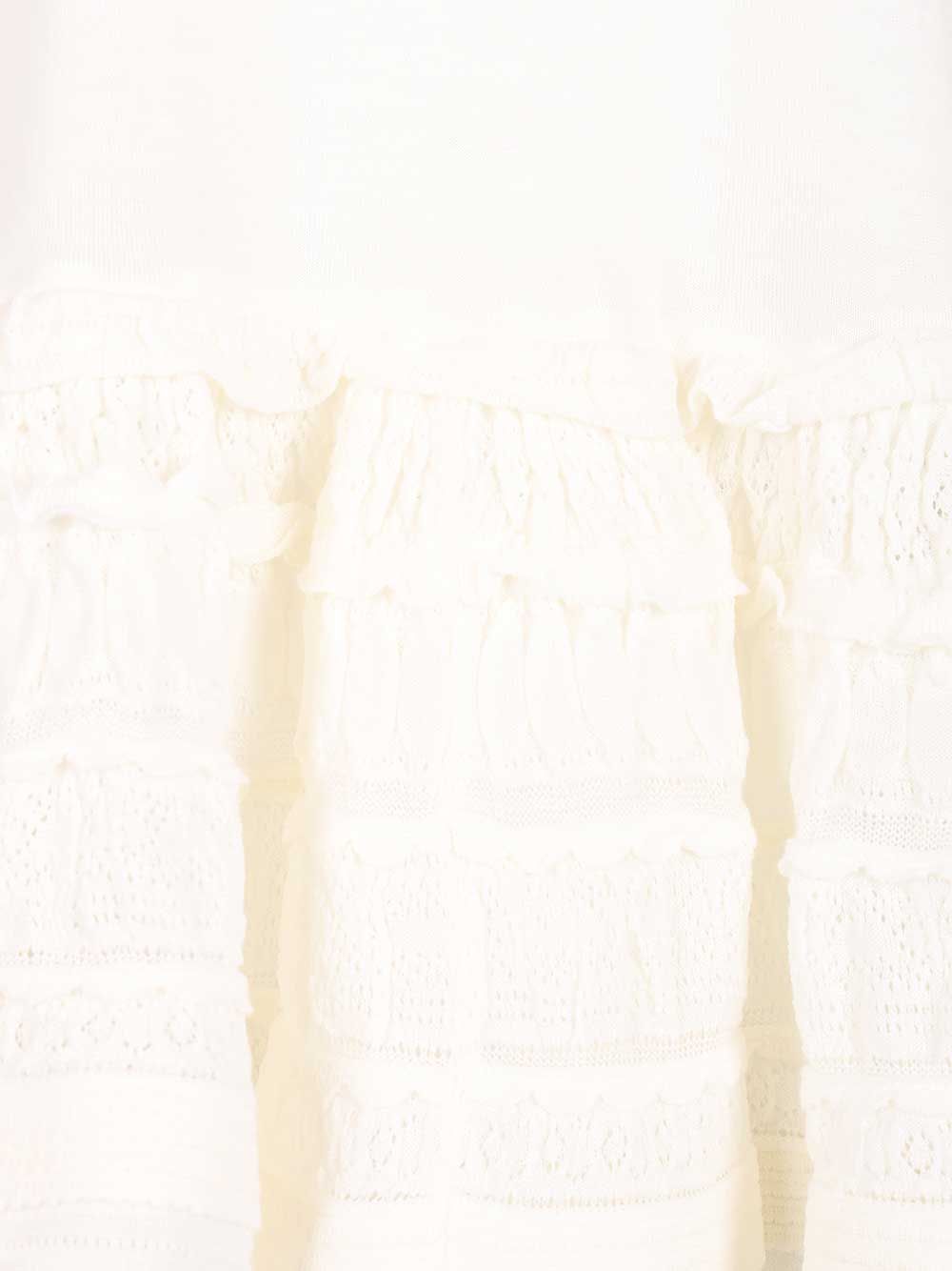 AlaÏA Cryoline Wool Top Knitwear - White | f58c79f28fefaaa296070d5b033ef236d9c1918b