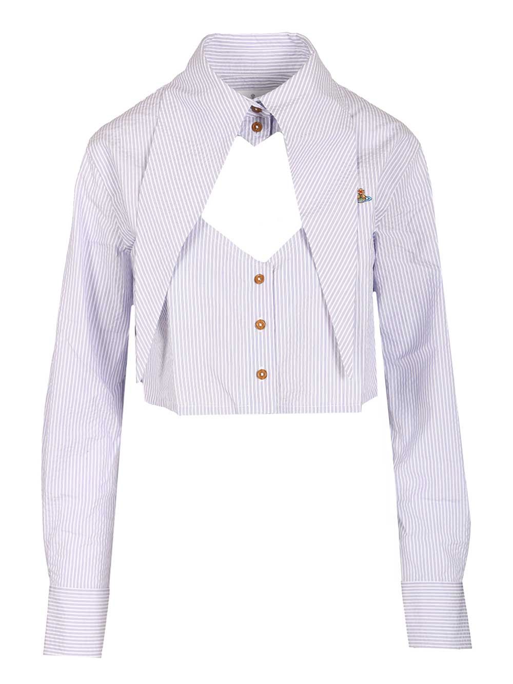 Vivienne Westwood Cut Off Heart Shirt Shirts - White | 9c057e4734a929b8c787a39f654a6fe6794f04b5