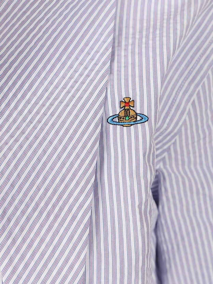 Vivienne Westwood Shirt With Heart Cutout Shirts - White | 3d88e3ba5058ba5aa05cef4421af44f55eb781fa