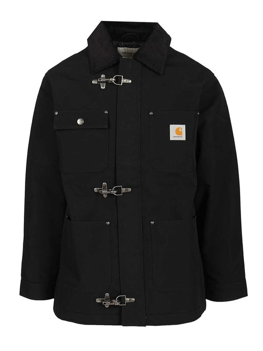 Adair Coat Nylon Canvas Coats Black