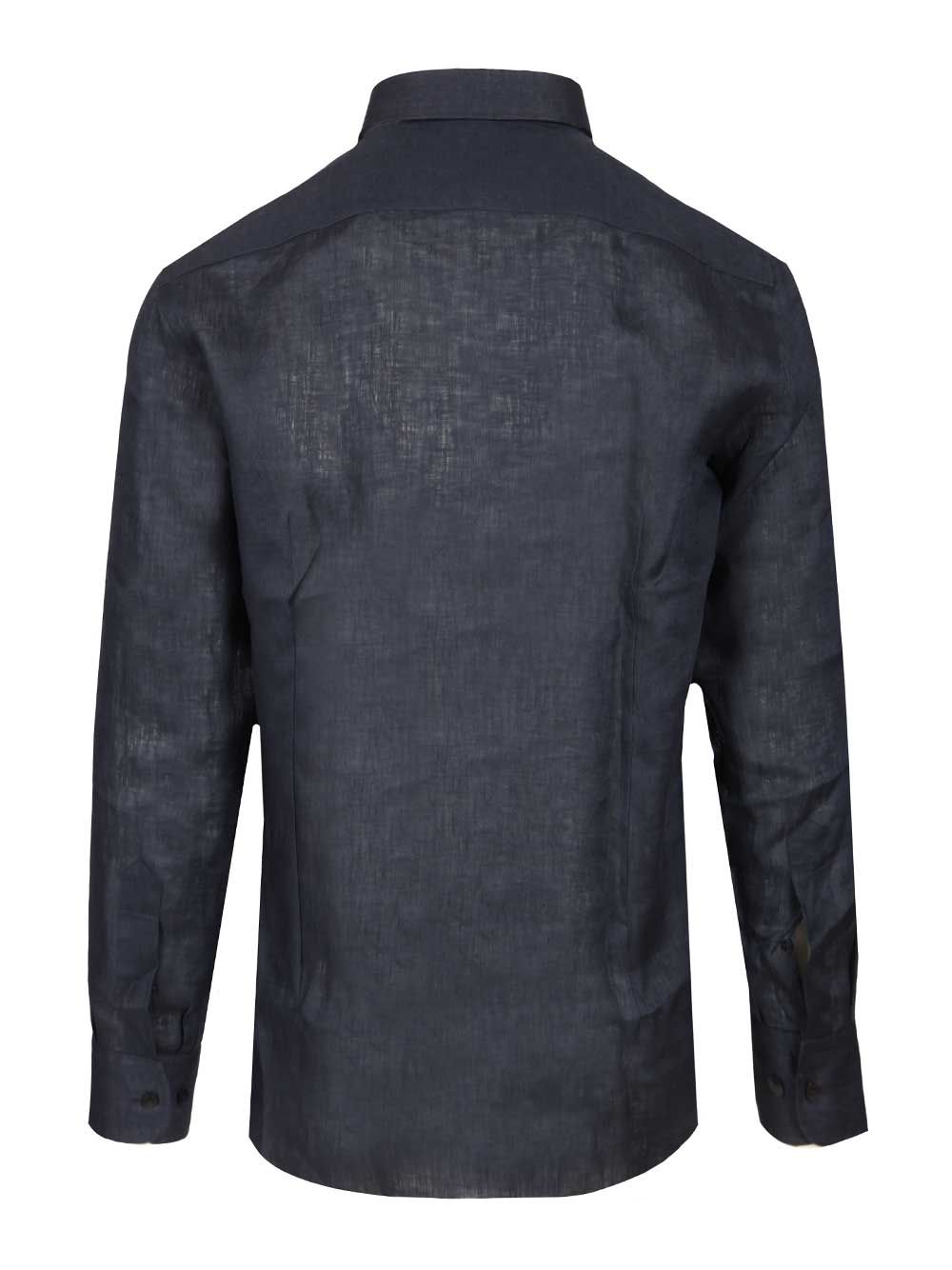 Etro Tailored Linen Shirt Shirts - Blue | 7a140f921653209c8c396c1f2d933ec44d0b0ae5