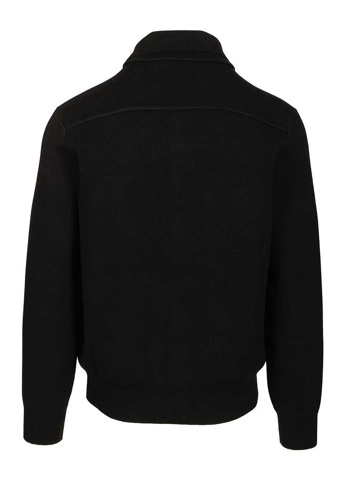 Tom Ford Double Face Wool Cachemire Knit Cardigan Knitwear - Black | cc5b1b91a5c6737ce7767e6d3259ffdf96160641