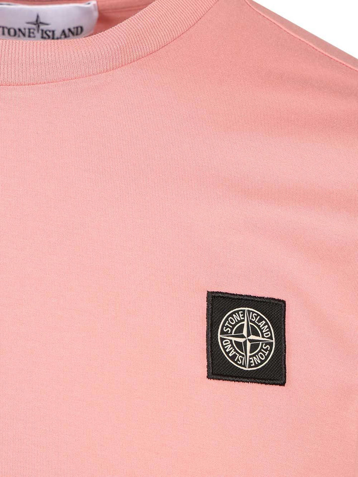 Stone Island Cotton Jersey T-Shirt - Violet | c1568e77ff66a07fd4d4d0c850d732a91f8fecbd