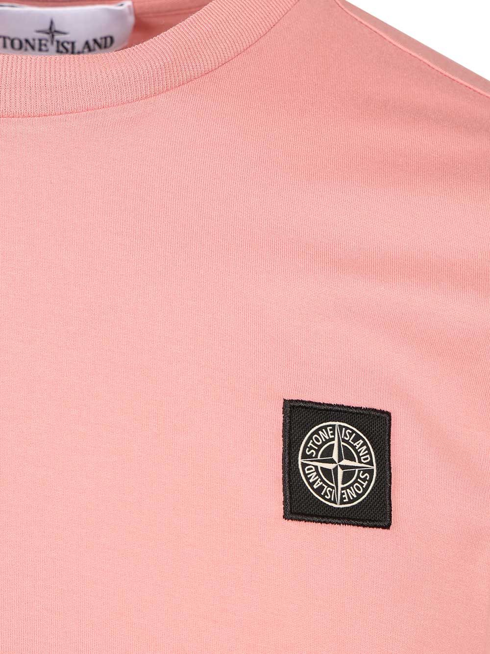 Stone Island Cotton Jersey T-Shirt - Violet | c1568e77ff66a07fd4d4d0c850d732a91f8fecbd