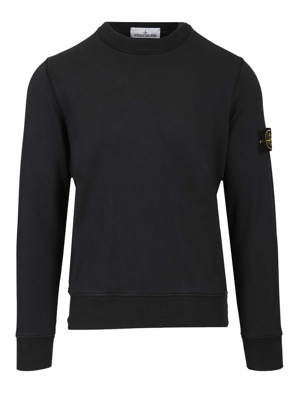 Stone Island Organic Cotton Sweatshirt Sweatshirts - Blue | 43e01b571178376dec12e8672c2023404f0ae9ad