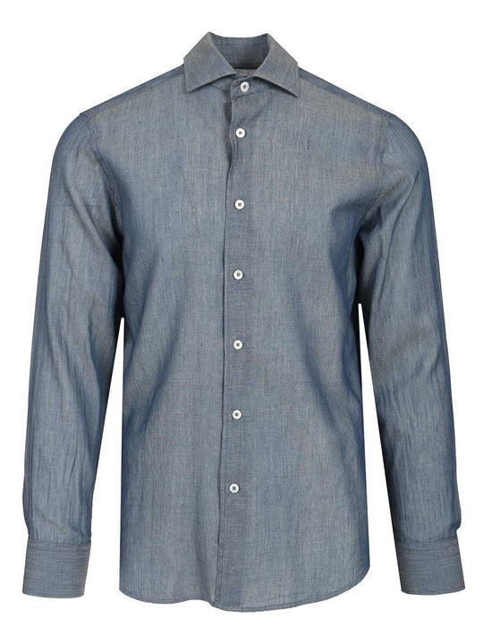 Long-Sleeved Shirt Shirts Light Blue