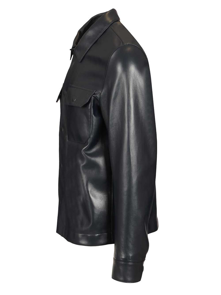 Tom Ford Soft Nappa Plonge Outershirt Jackets - Blue | 2085d04e677af4608ec09a0711ce6c8de0ad94c1