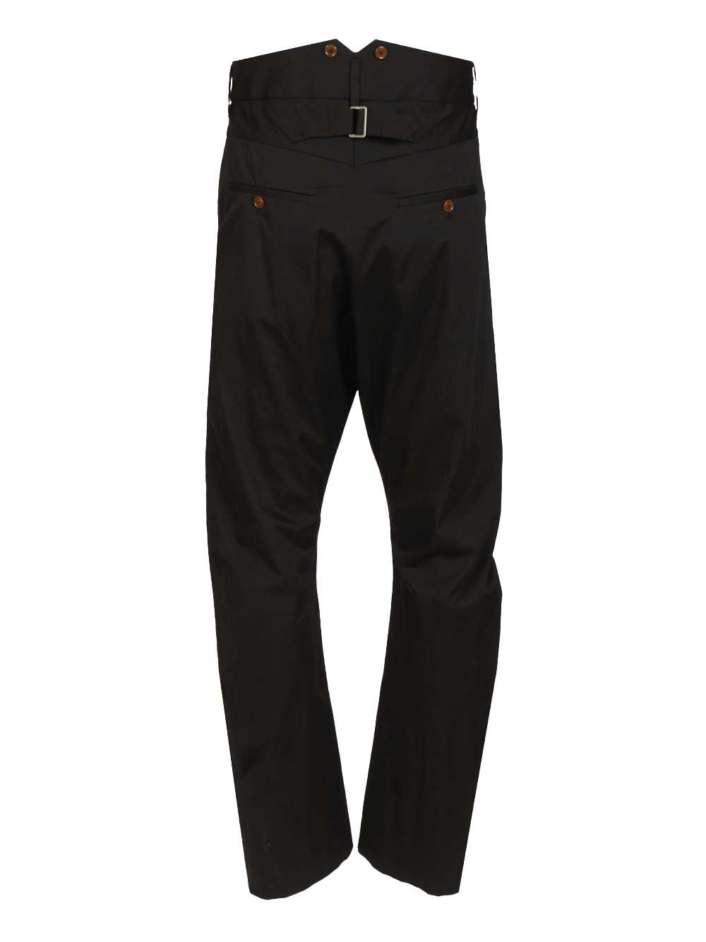 Vivienne Westwood Buckle Back Trousers - Black | 431ec9876af79d55b23495aae0a301d52eb59116