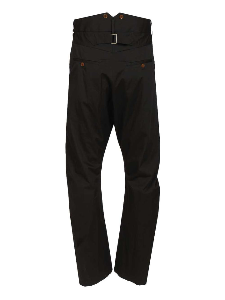 Vivienne Westwood Buckle Back Trousers - Black | 431ec9876af79d55b23495aae0a301d52eb59116