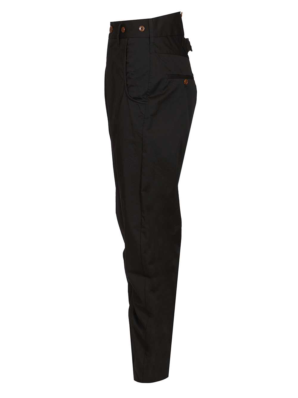 Vivienne Westwood Buckle Back Trousers - Black | 7cbe04111c20e7a551a73de9d6f1cb46bfb90ef8