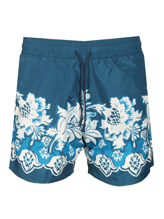 Nylon Swim Shorts Swimwear Light Blue