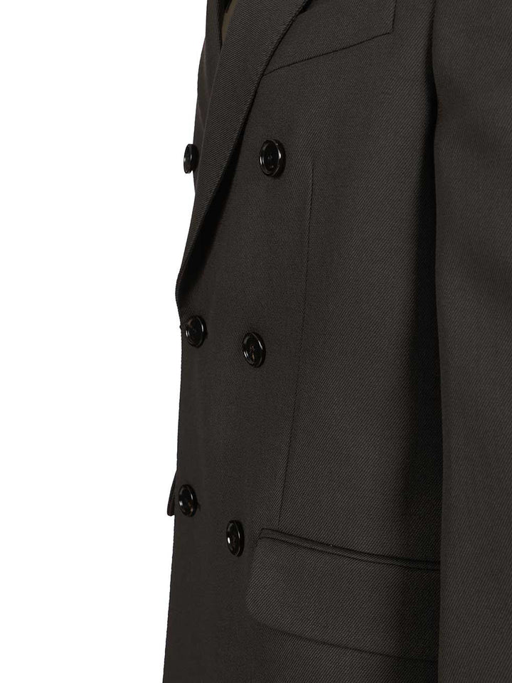 Ami Double Breasted Straight Coat Coats - Grey | 5ebeb7a7e904121310ad8d5be68a5df9cfc0755e