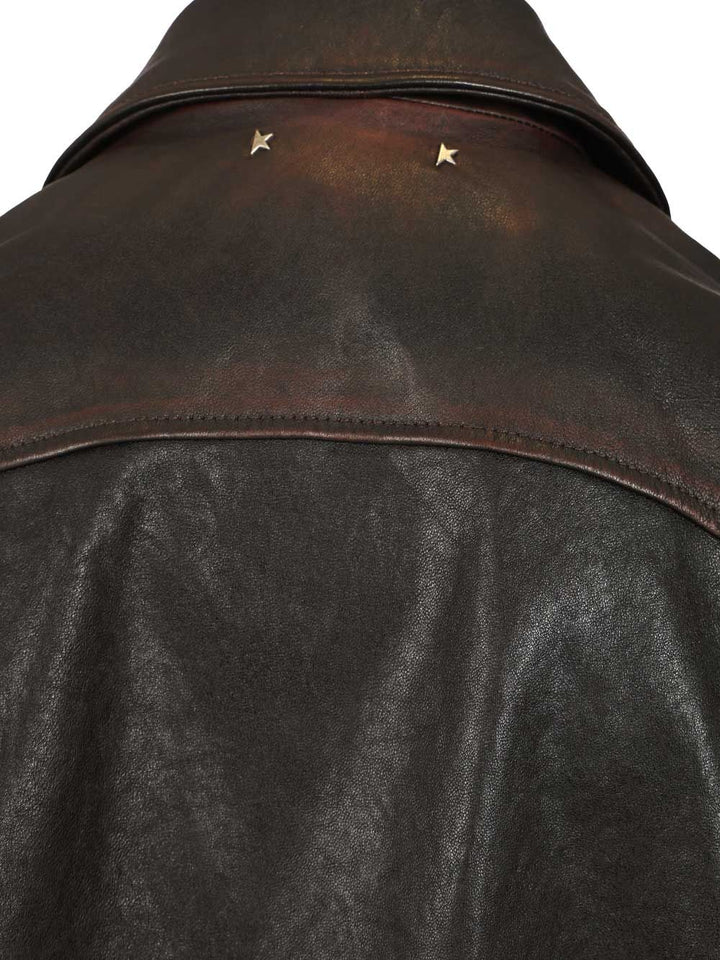 Golden Goose Deluxe Brand Nappa Bomber Jacket Jackets - Bordeaux | f6c977e9d30dcfb1574feff5e6e39d56ffab6b24