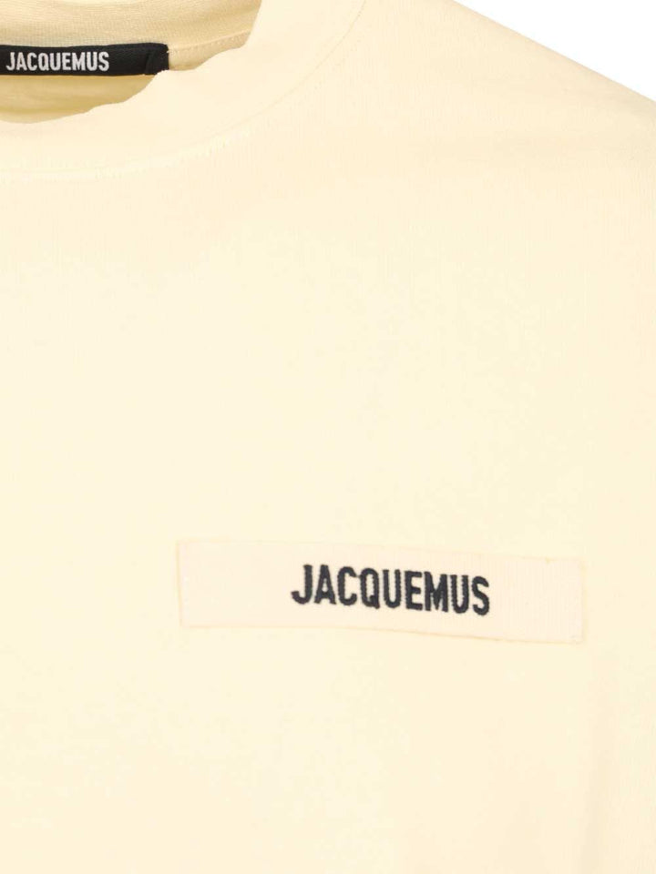 Jacquemus Le Tshirt Gros Grain T-Shirt - Beige | e8b33dd2c04b307413bbb8d90d6c7eab432dd0d9