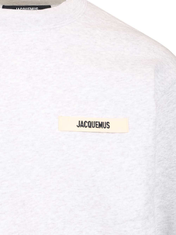 Jacquemus Le Sweatshirt Gros Grain Sweatshirts - Grey | 326e09553c3b6fab11f0113fb6200c475901545c