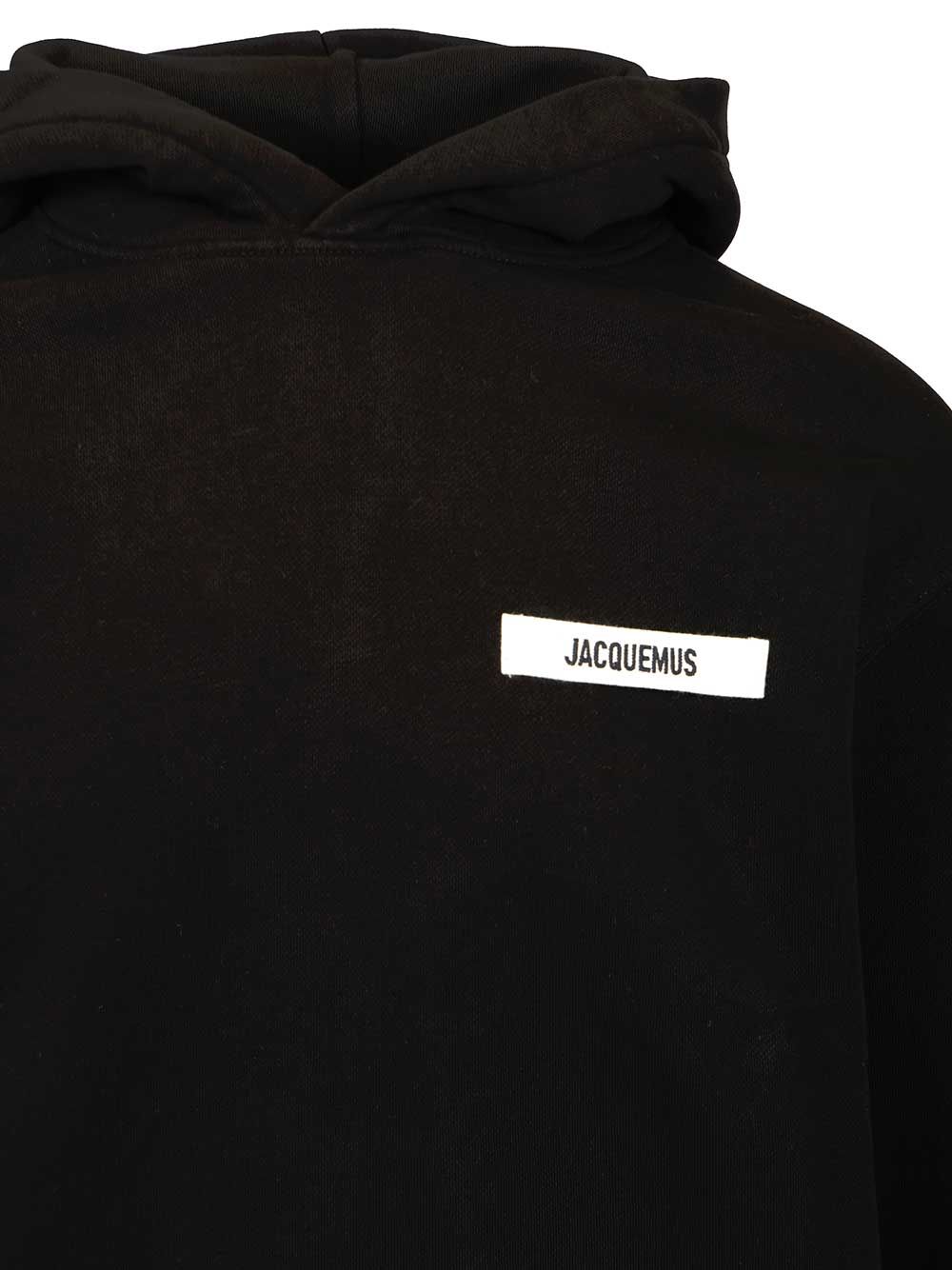 Jacquemus Cotton Sweatshirt Sweatshirts - Black | c685aa3db68b73aa50fbdbeada827e5a4eee1777