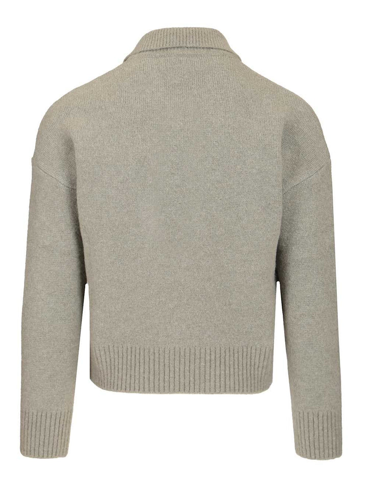 Ami Ami De Coeur Knitwear - Grey | 237981a9c4dabc17a6bc95bb0ffb1ddd16eec77d