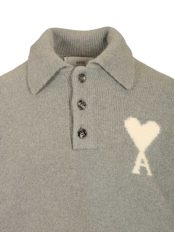 Ami Ami De Coeur Knitwear - Grey | 107d61468ab09bee7711967398a8780da3dad215