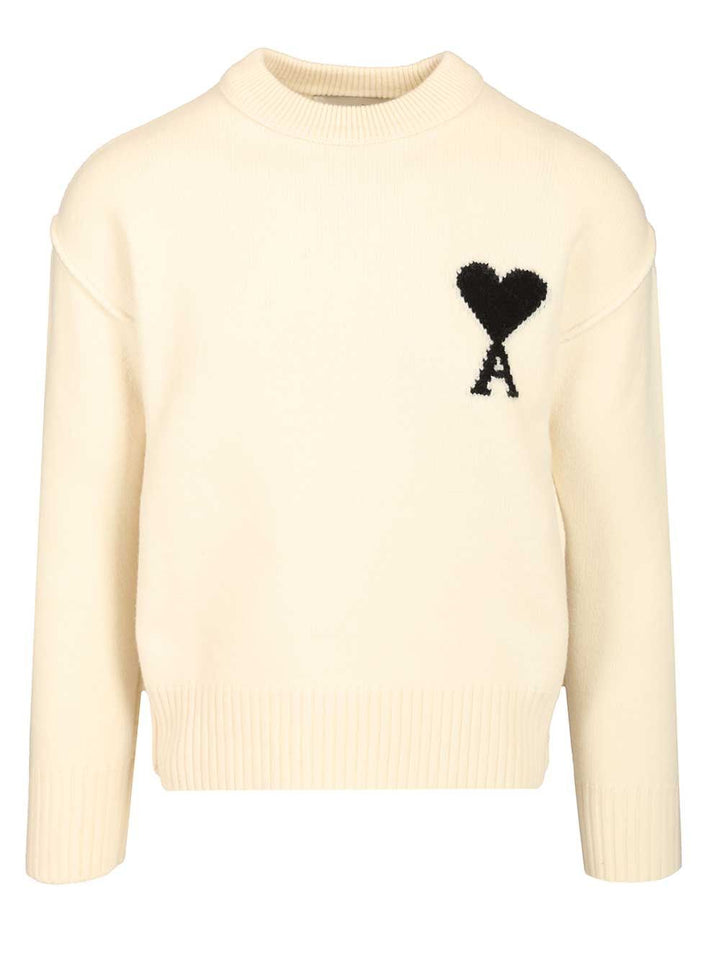 Ami Ami De Coeur Knitwear - White | d0d66947ef2e4f1ddb843f9922e20f36b46113e2