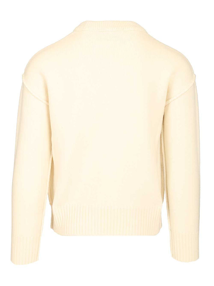 Ami Ami De Coeur Knitwear - White | ba28a7e5d82f41029801700e3c69f81e2970332f