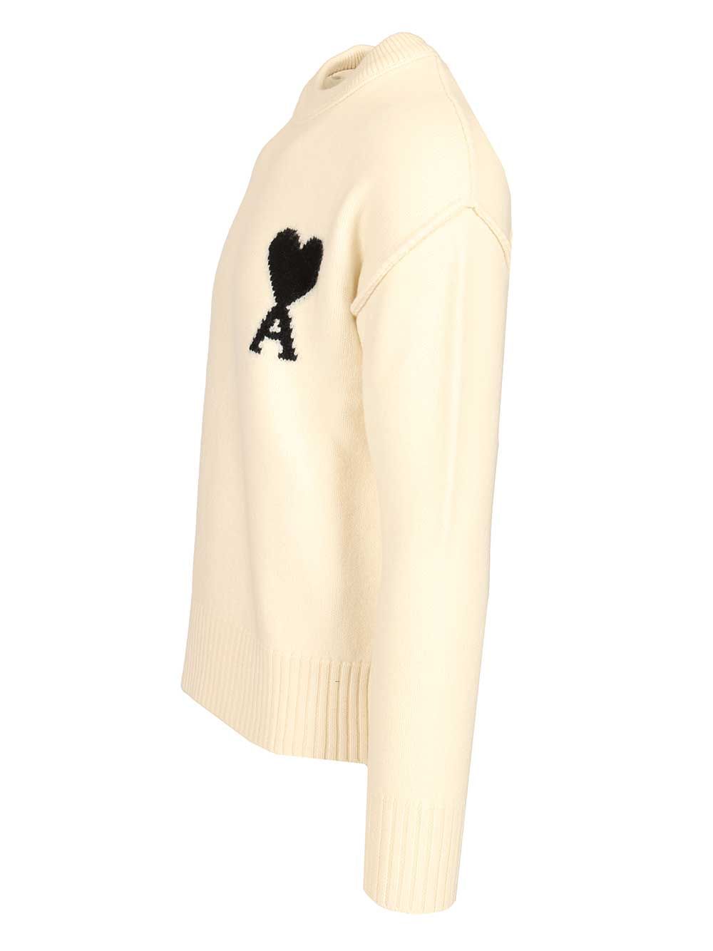 Ami Ami De Coeur Knitwear - White | 7408b6f5937adbcb0348683b071de105226df7b1